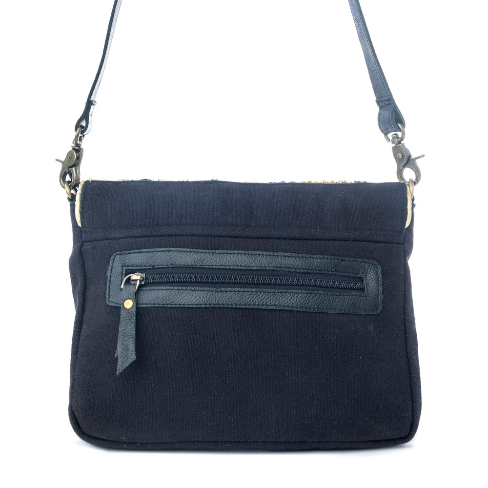 Velvet Ember Crossbody Bag in Golden Shadow
