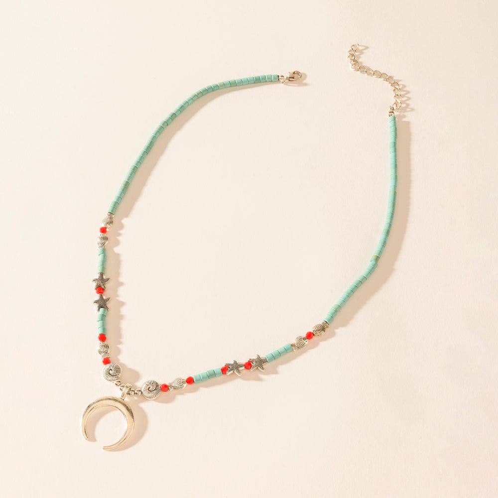 Red River Necklace in Lunar Blue