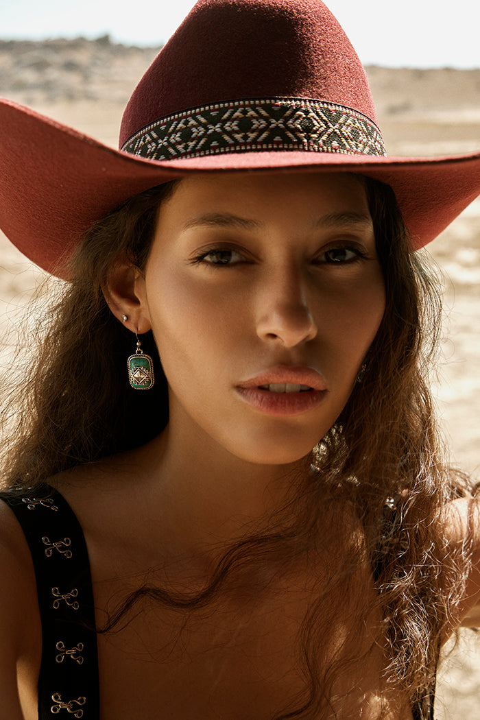 Zenith Stone Earrings in Spirit Blue