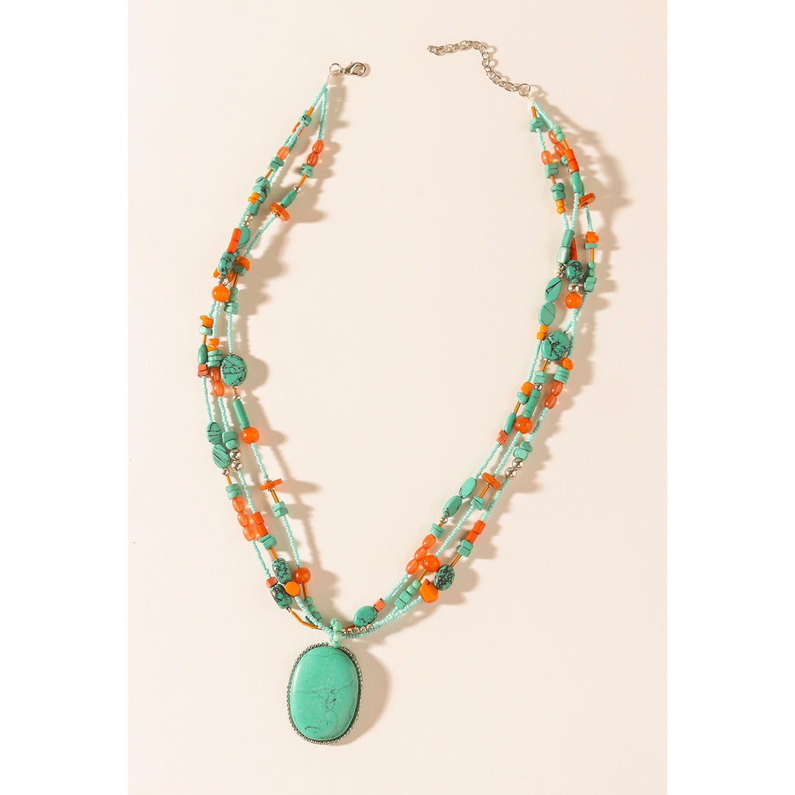 Prairie Jewel Pendant Necklace in Sierra Sky