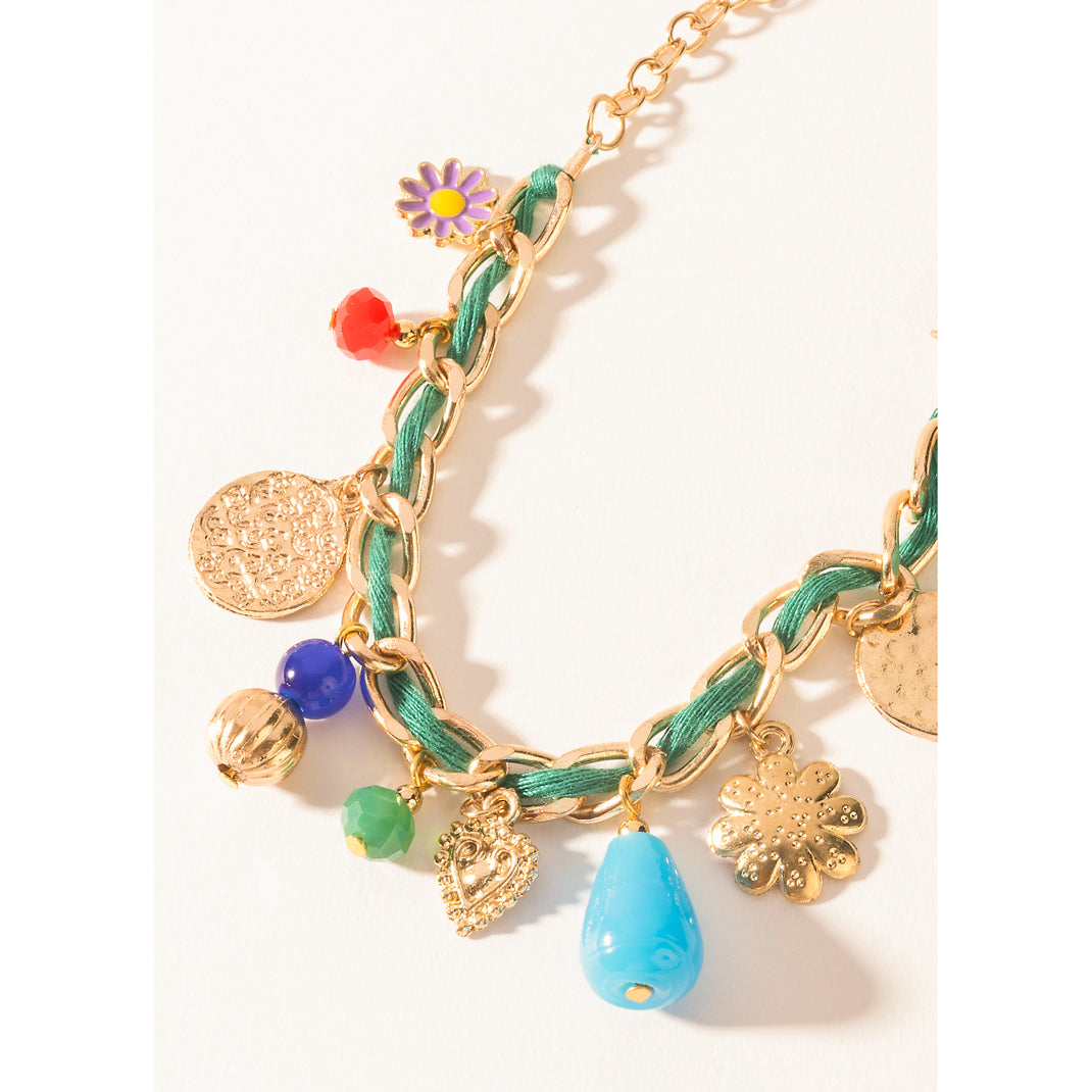 Trail Treasure Charm Bracelet in Canyon Turquoise