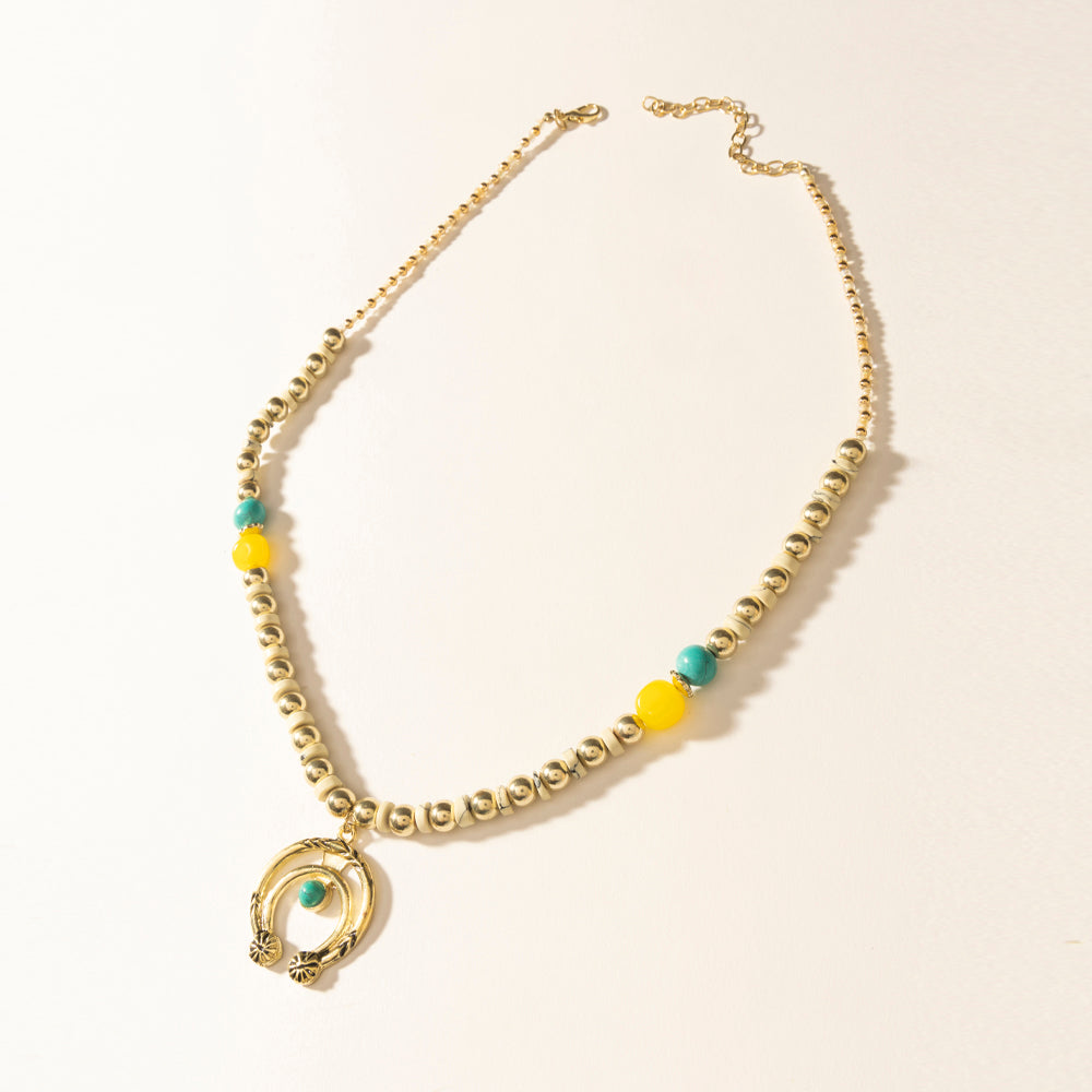 Sunshine Naja Necklace in High Noon