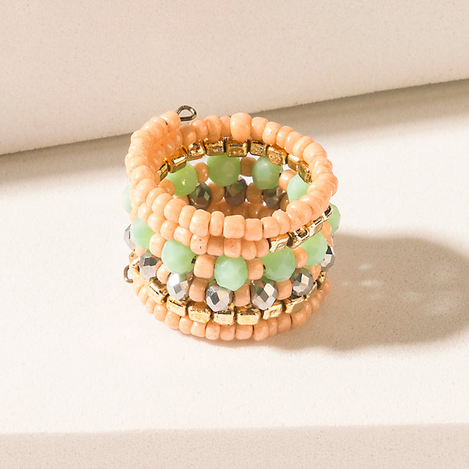 Dune Whisper Ring in Sunlit Yellow