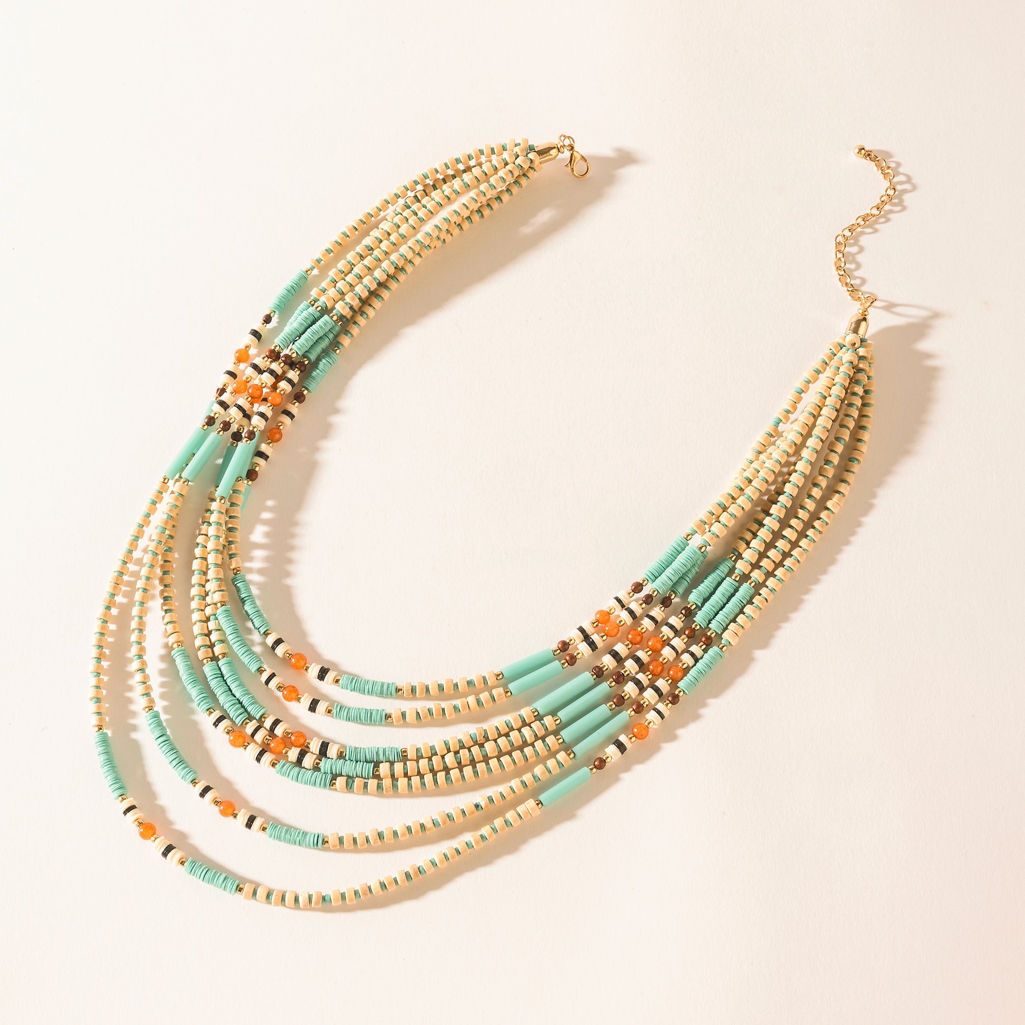 Aurora Song Beads Necklace in Azure Gem