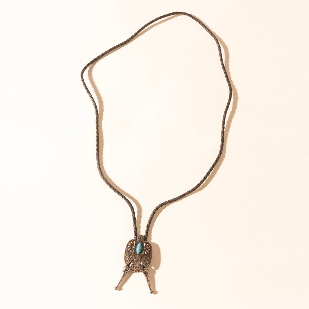 Mystic Skies Bolo Tie in Mesa Turquoise