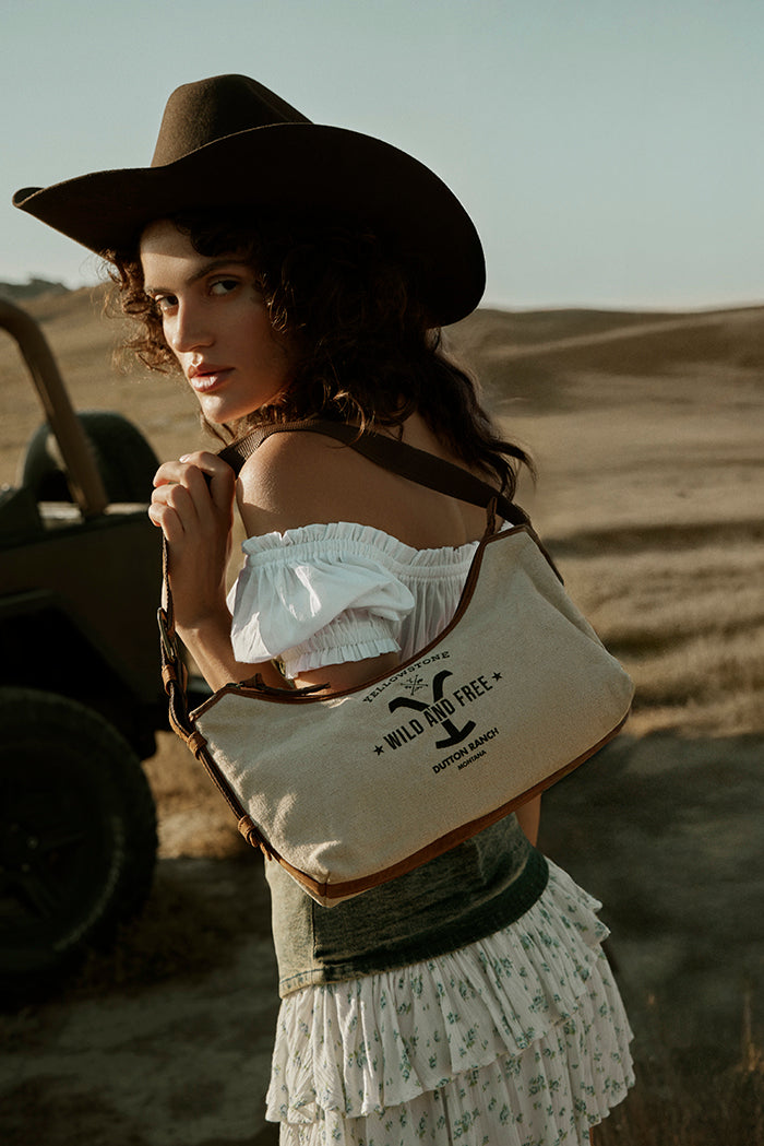 Yellowstone Savanna Ivory CrossBody Bag