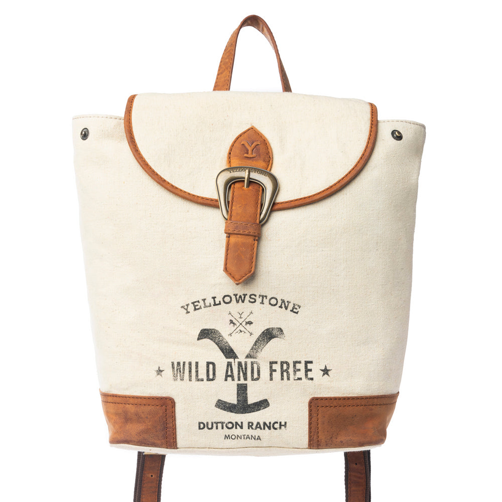 Yellowstone Paradise Valley Backpack in Ivory