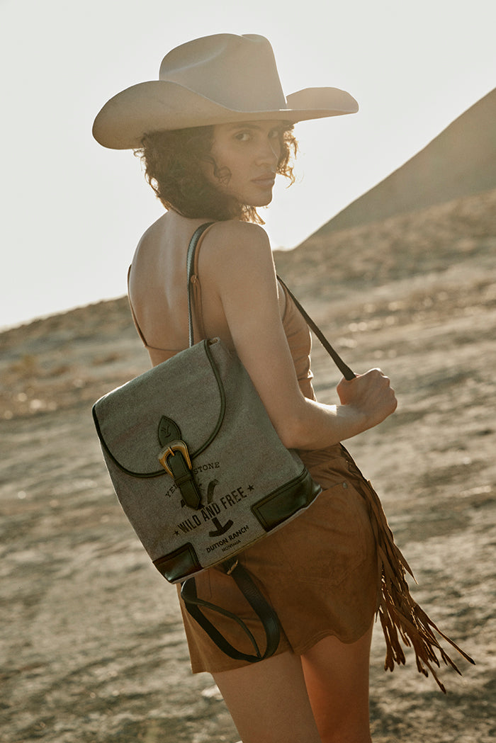 Yellowstone Paradise Valley Backpack in Ash