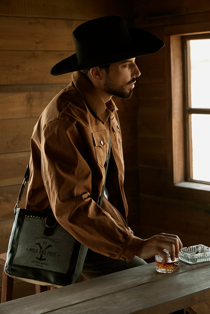 Yellowstone Lone Star Ash Satchel Bag