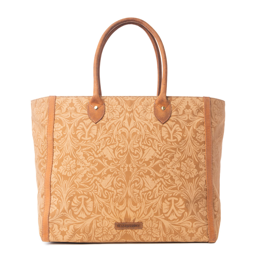 Yellowstone Chief Weekender Bag with Pockets in Amber