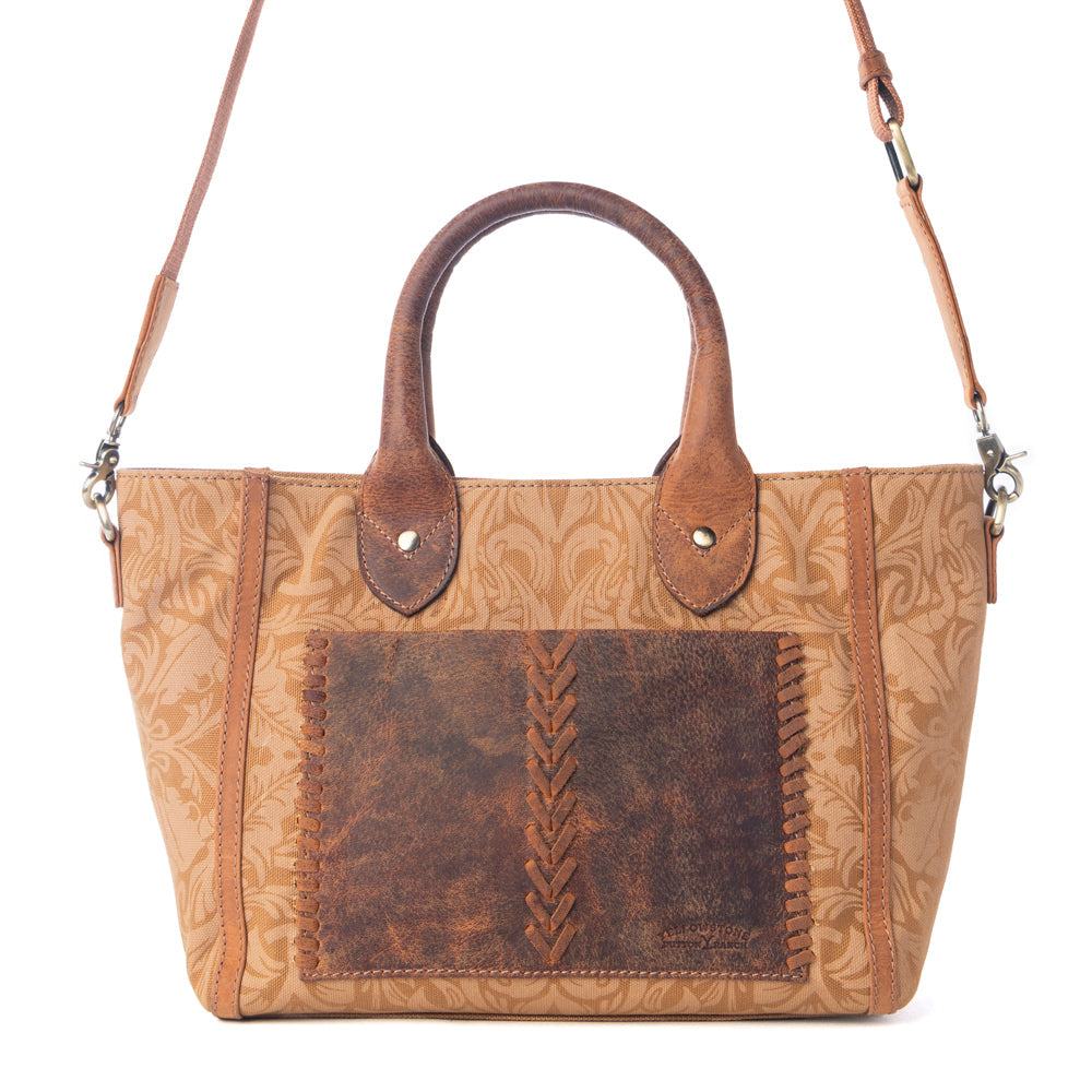 Yellowstone Kayce's Trail Crossbody with Pockets in Amber