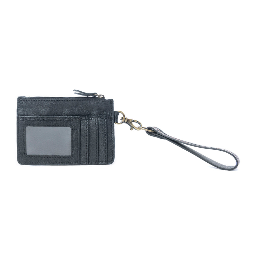 Wildflower Mesa Handtooled Hairon Leather Card Holder Variant Combo