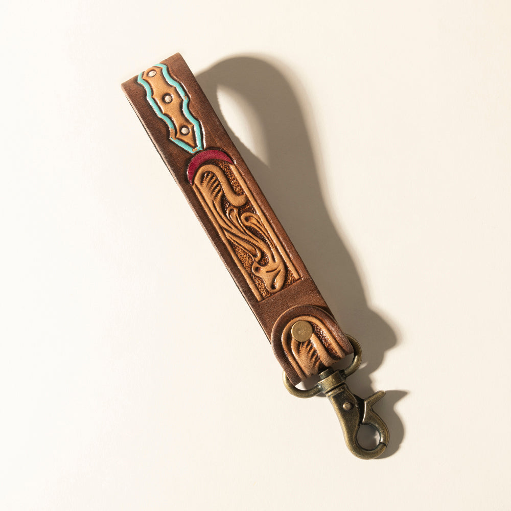 Ranger's Call Handtooled Leather Keyfob Variant Combo