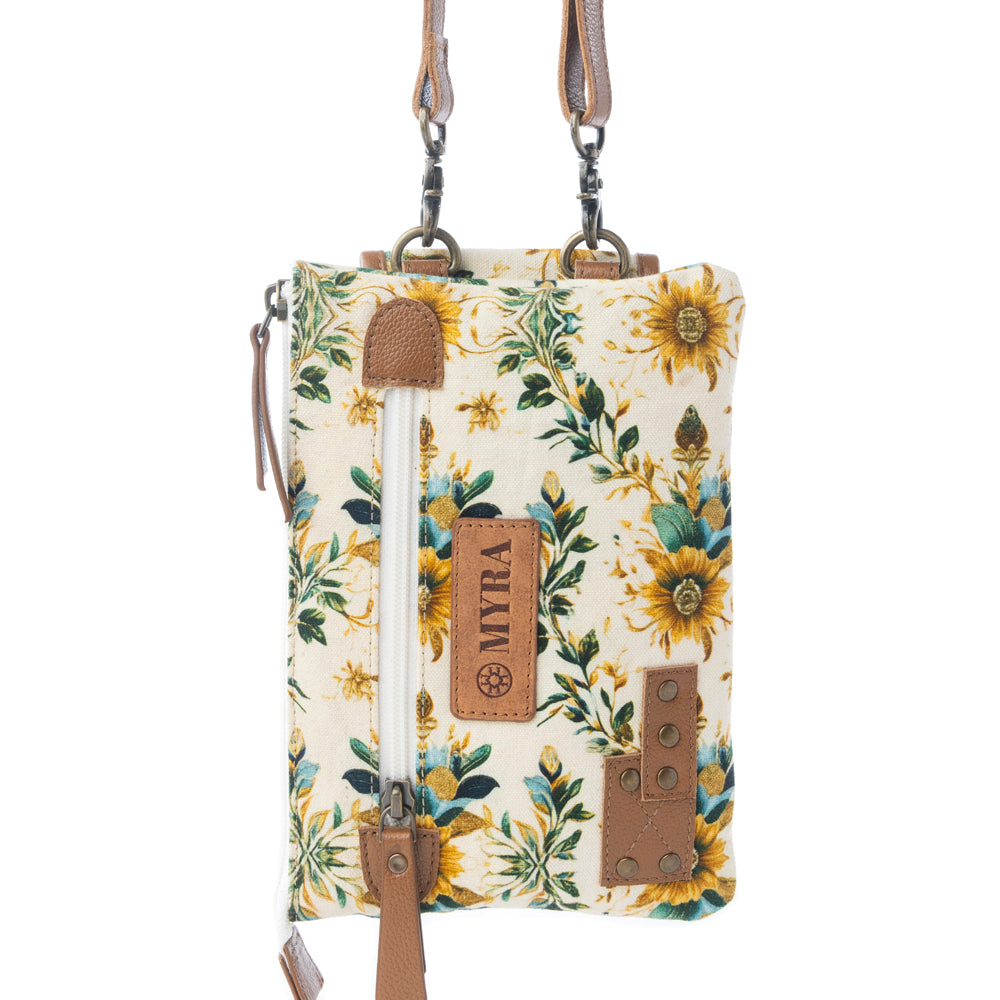 Amber Ray Crossbody Bag with Phone Compartment in Sunlit Ivory