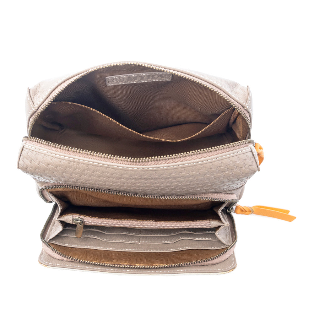 Zia Dawn Crossbody Bag in Sunset Beige