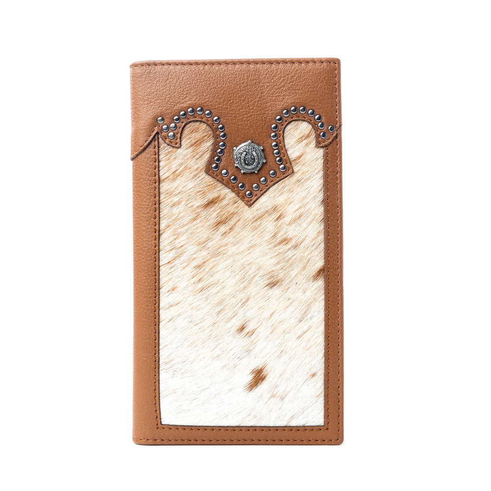 Rustler’s Pride Leather Wallet for Men in Wildhide Oak