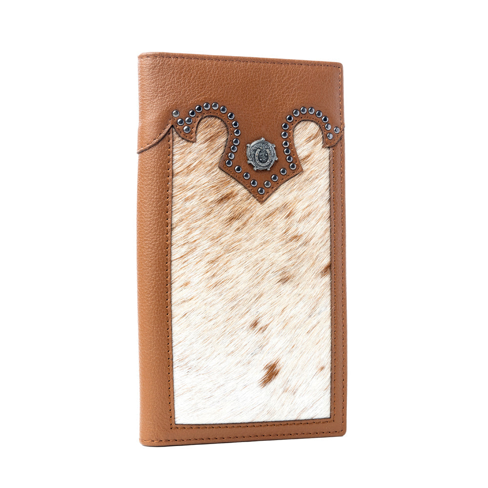 Rustler’s Pride Leather Wallet for Men in Wildhide Oak