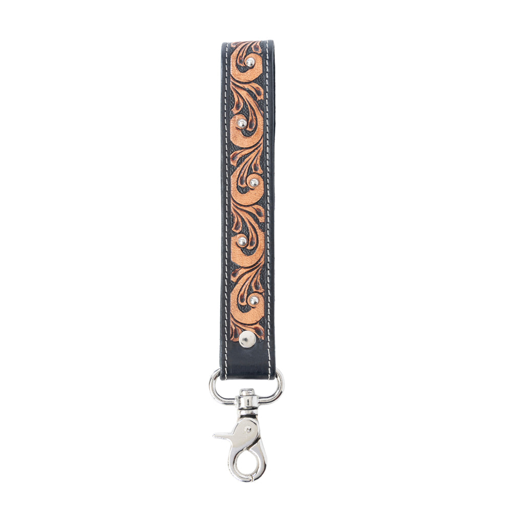 Spirit Stone Handtooled Leather Keyfob Variant Combo