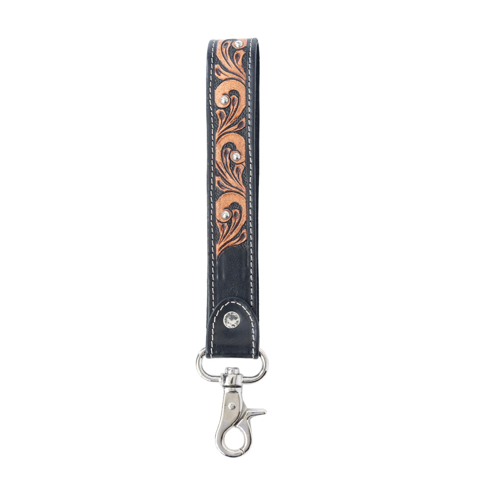 Spirit Stone Handtooled Leather Keyfob Variant Combo
