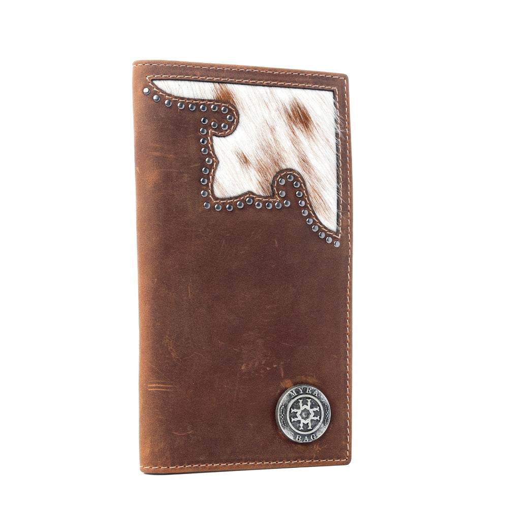 Lariat Crest Hairon Leather Wallet for Men Variant Combo