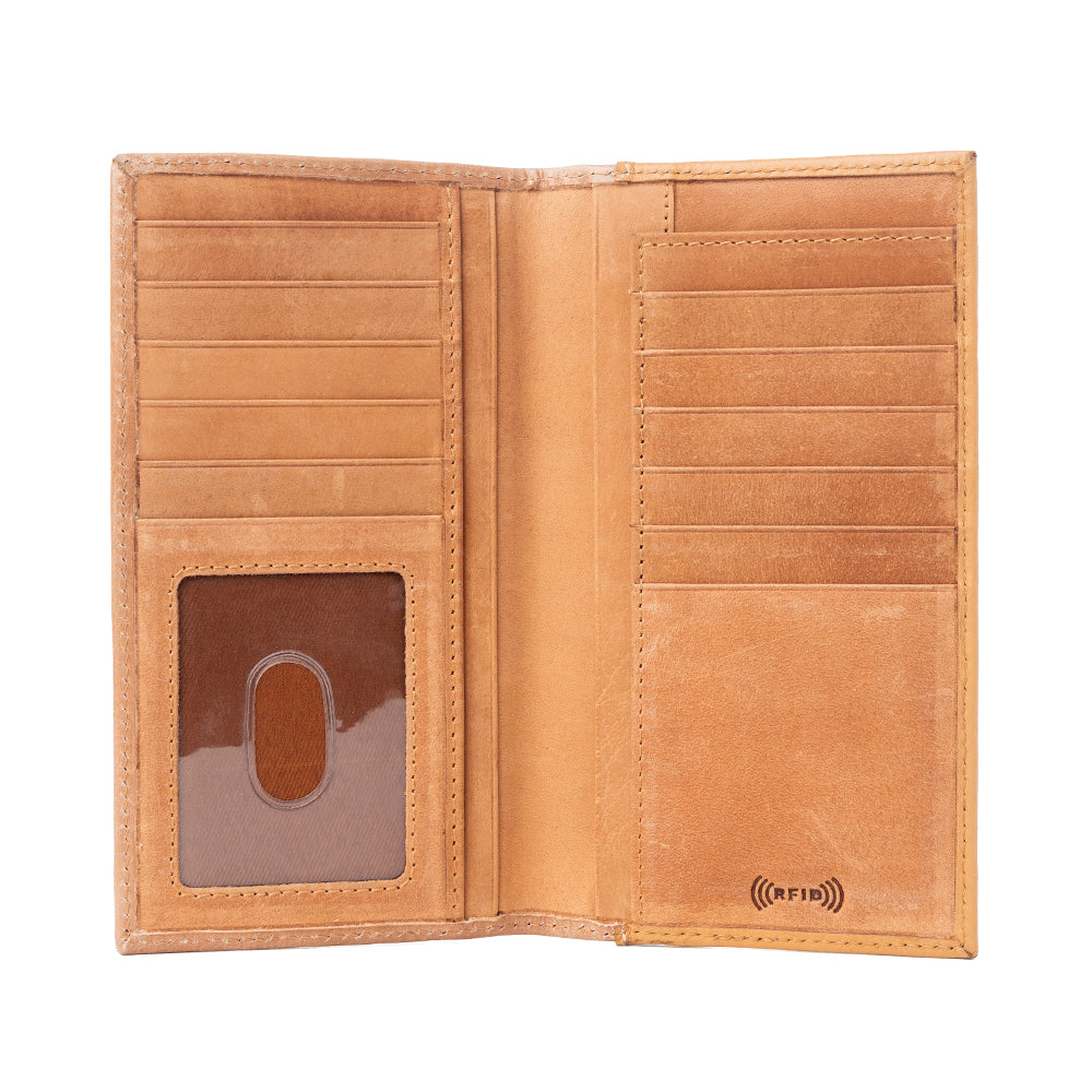 Starweave Dusk Handtooled Leather Wallet for Men Variant Combo