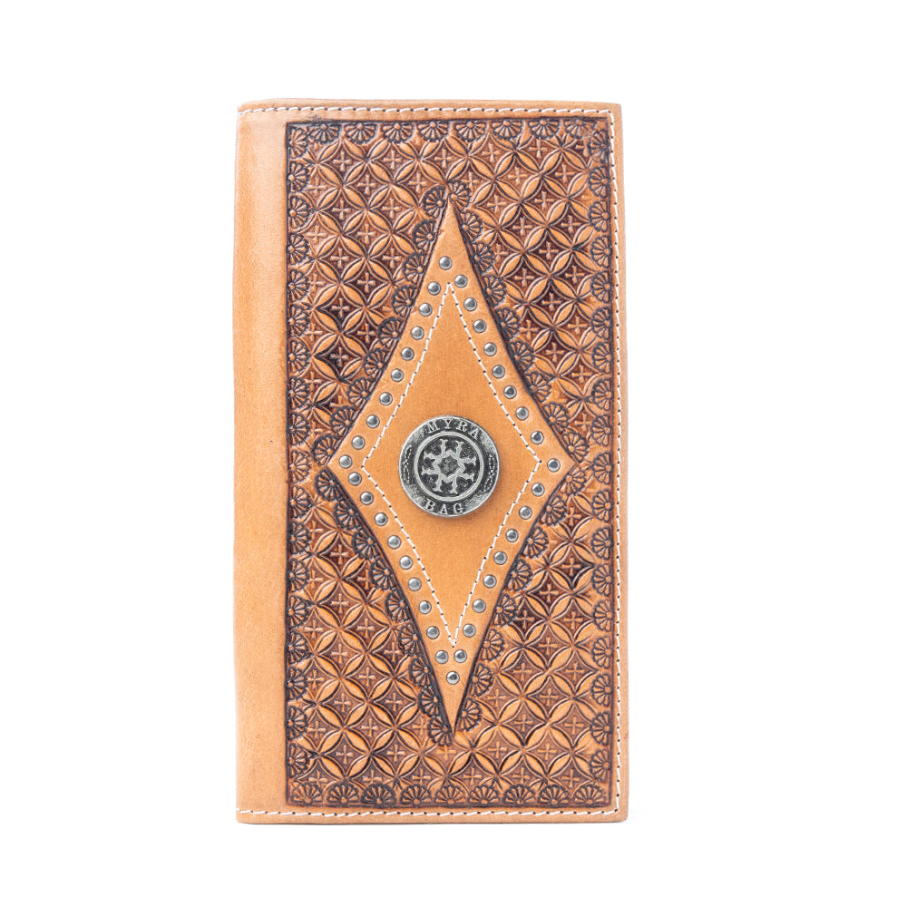 Starweave Dusk Handtooled Leather Wallet for Men Variant Combo