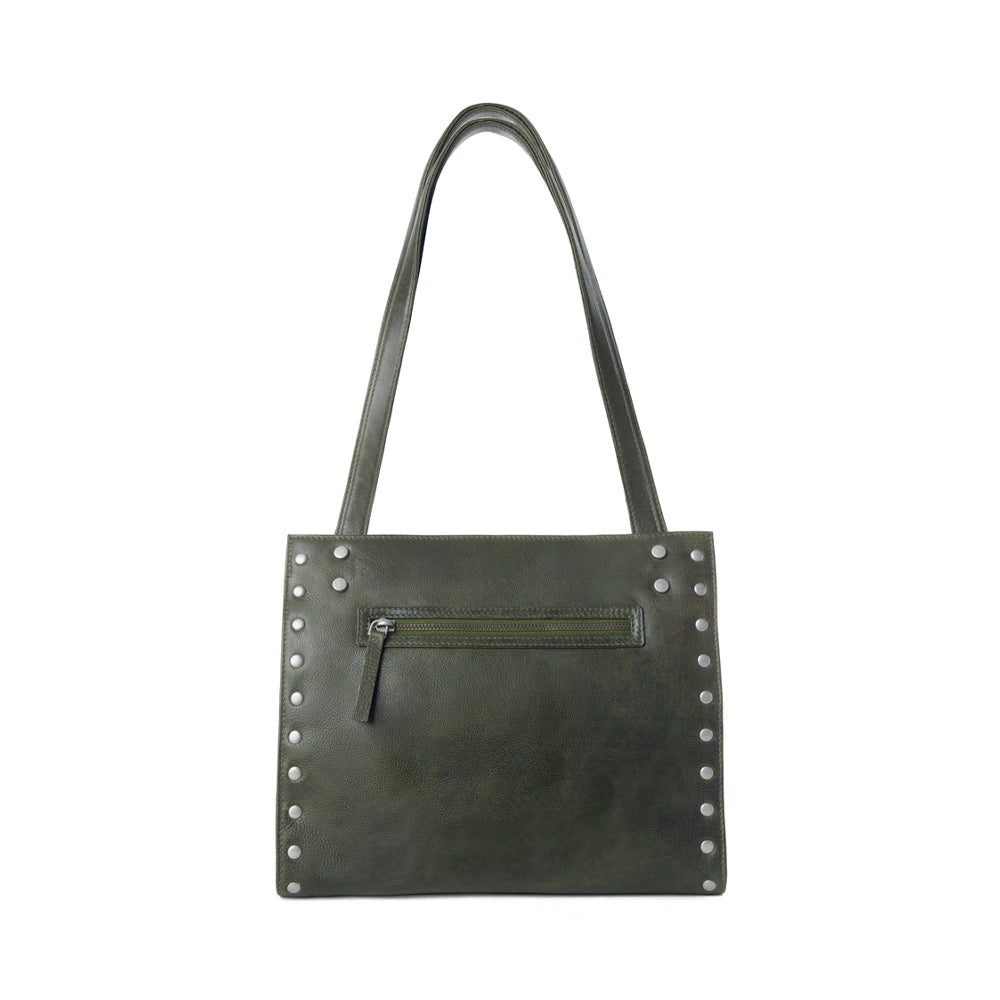 Zidana Aria Amethyst Veg Tanned Leather Tote Bag Variant Combo
