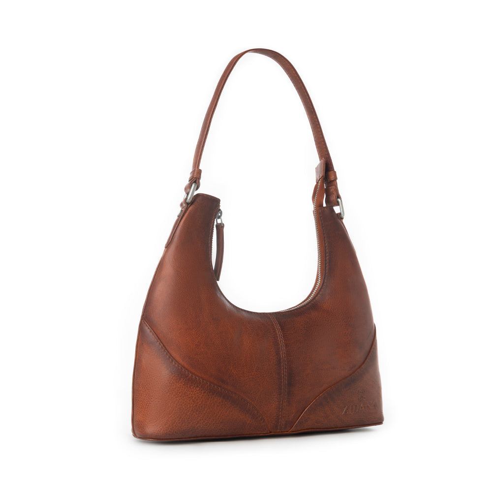 Zidana Winchester Loop Veg Tanned Leather Shoulder Bag Variant Combo