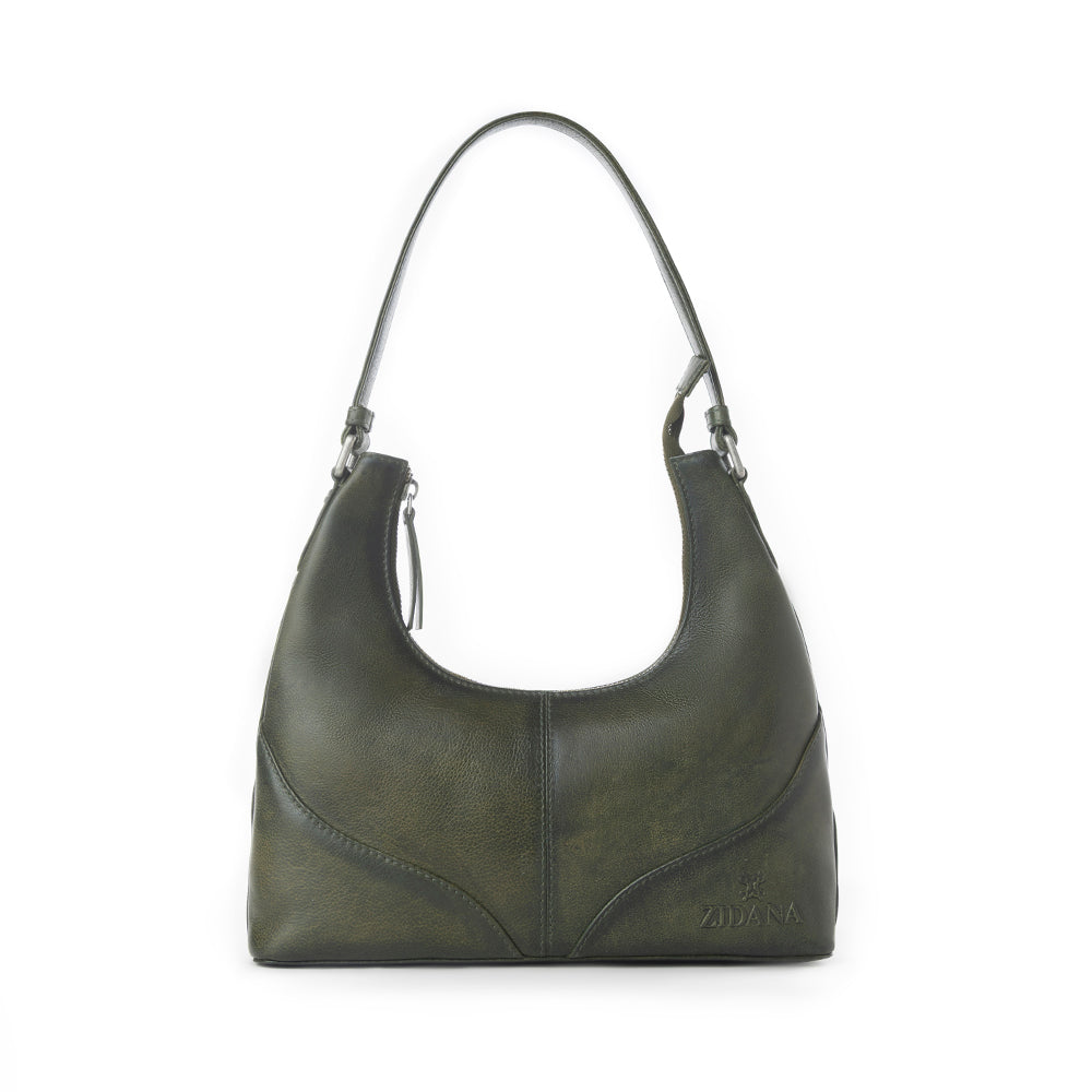 Zidana Winchester Loop Veg Tanned Leather Shoulder Bag Variant Combo