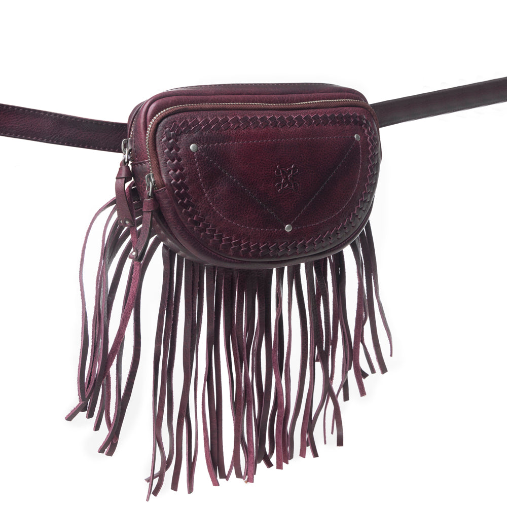 Zidana Stormy Trails Fringed Veg Tanned Leather Bag Variant Combo