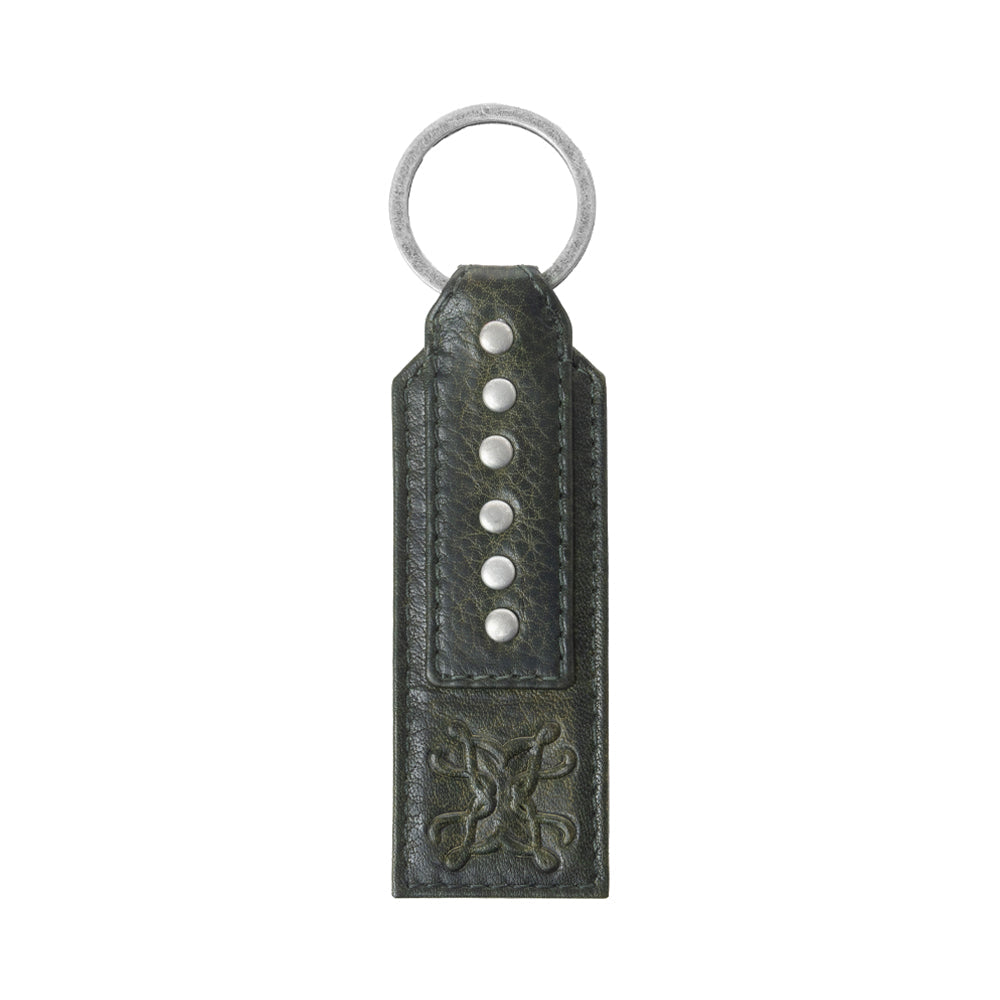 Zidana Highland Studded Veg Tanned Leather Keyfob Variant Combo