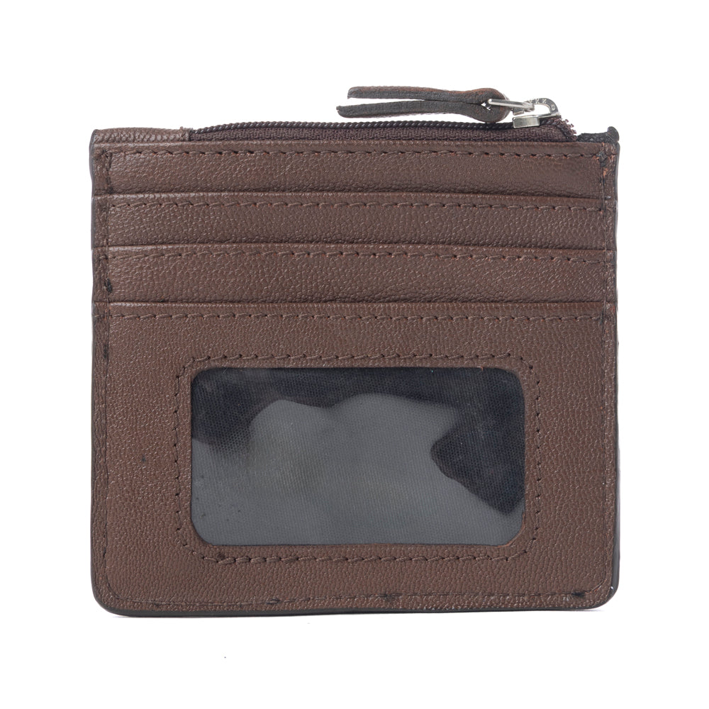 Briar Creek Handtooled Leather Credit Card Holder in Heritage Brown