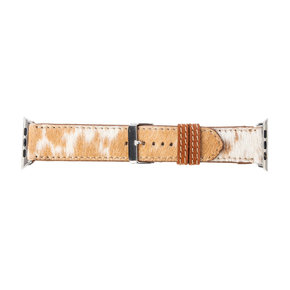 Palomino Plains Western Watch Band in White