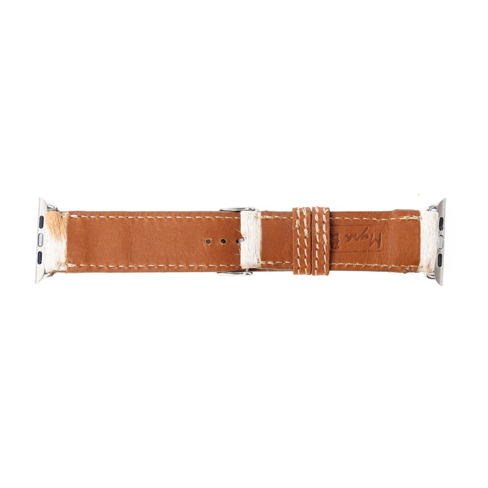 Palomino Plains Western Watch Band in White