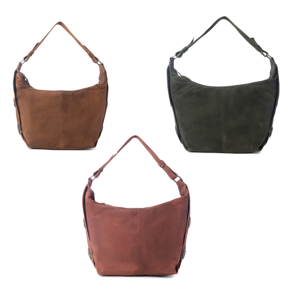 Hunter’s Grove Suede Leather Shoulder Bag Variant Combo