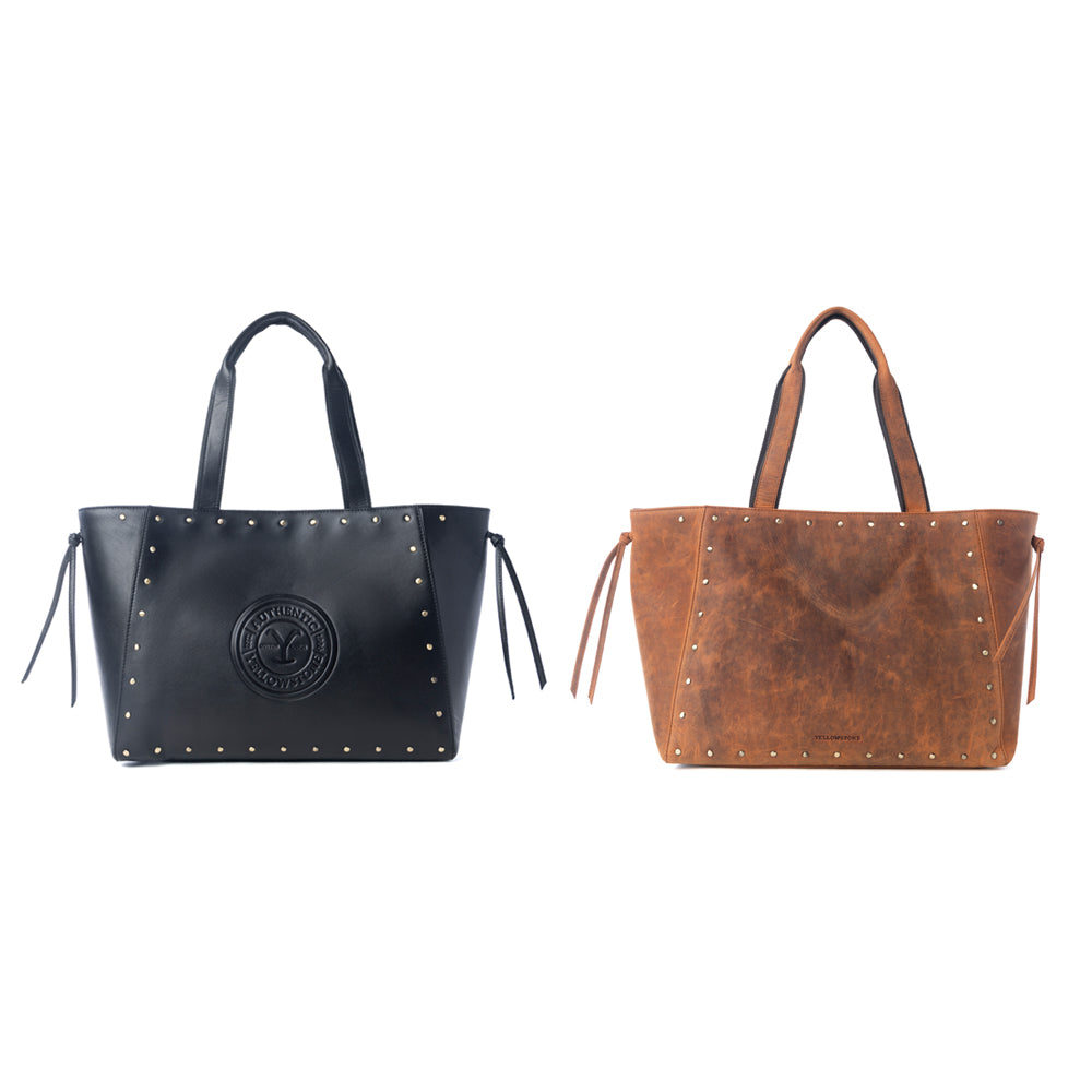 Yellowstone Legacy Studded Leather Tote Variant Combo