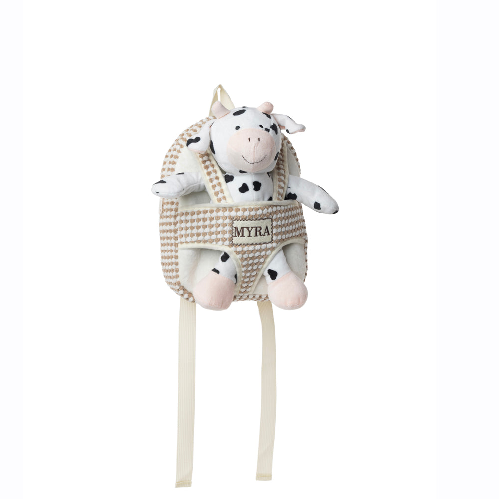 MiniMoozie Kids' Backpack in Blush White