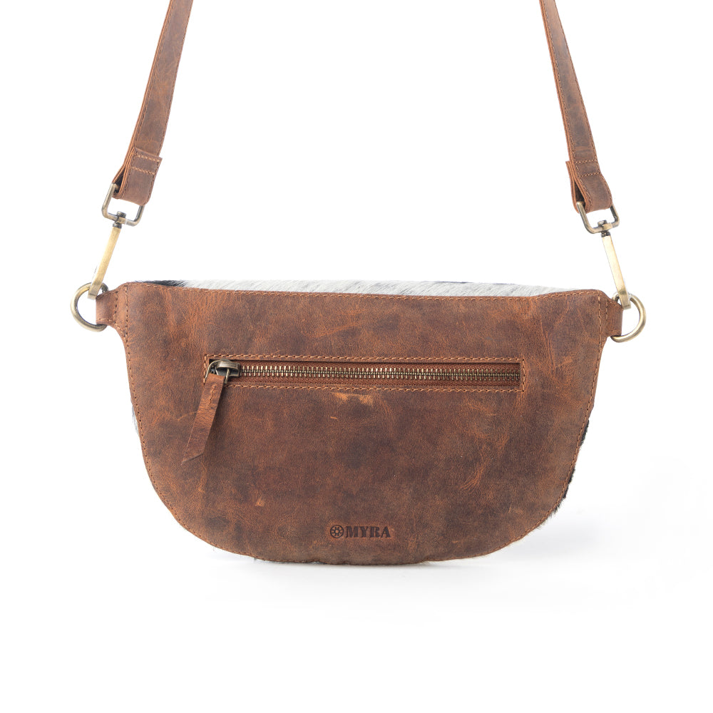 Myra Wildwood Handtooled Bag in Walnut Crest