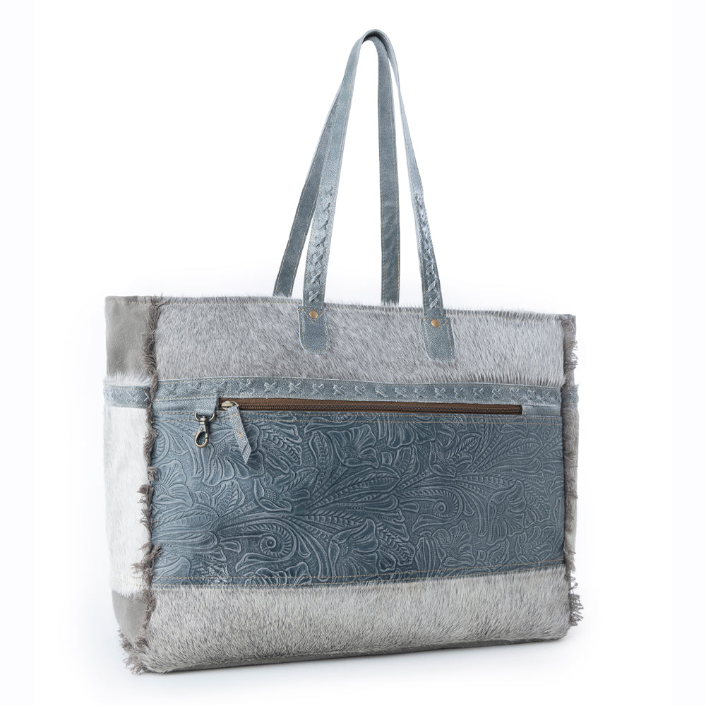 Myra Desert Willow Weekender Bag in Denim Blue