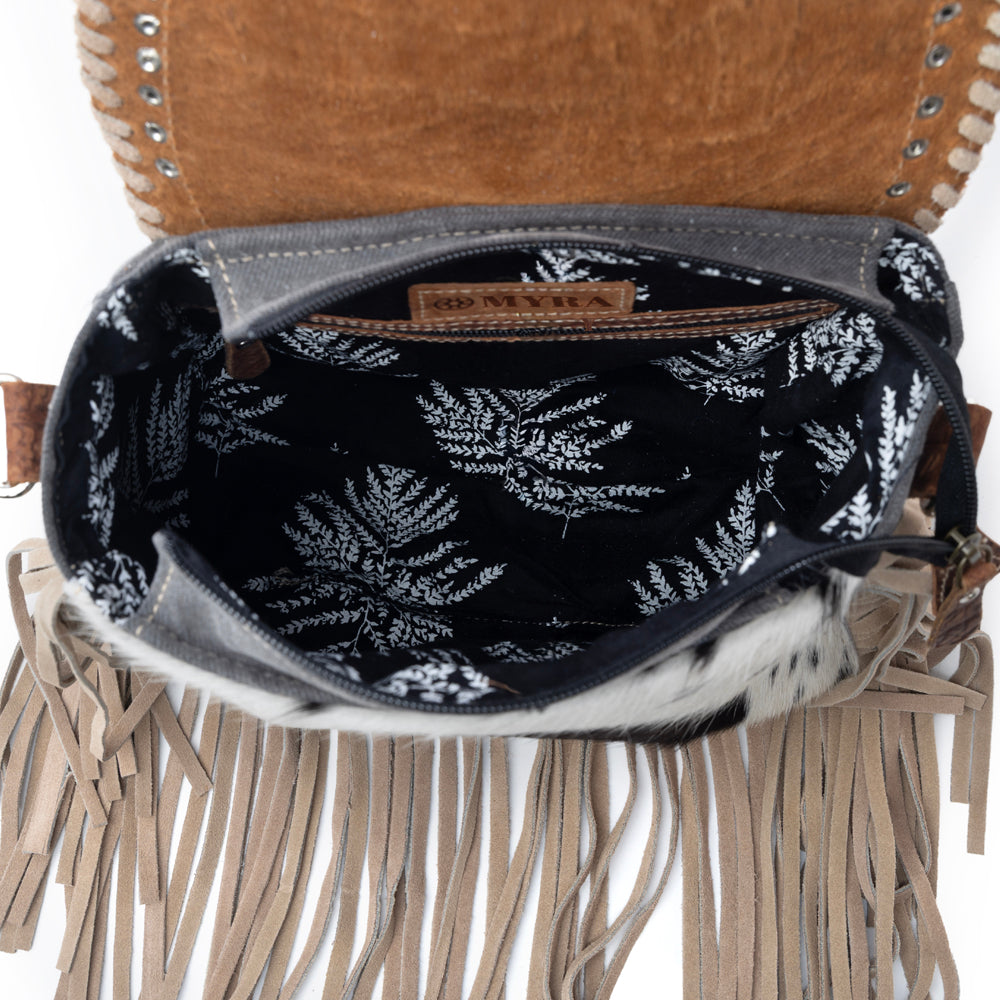 Myra Dusty Lariat Concealed Carry Bag in Saddle Brown