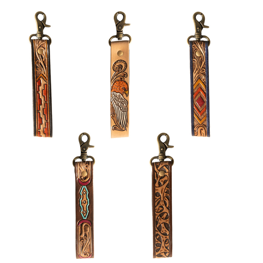 Ranger's Call Handtooled Leather Keyfob Variant Combo