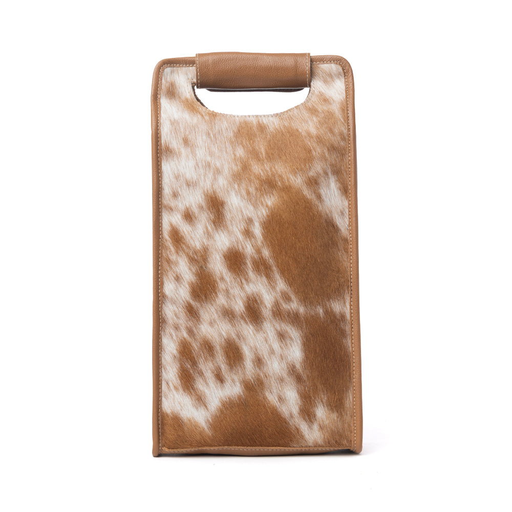 Cypress Field Hairon Leather Wine Bottle Holder Variant Combo