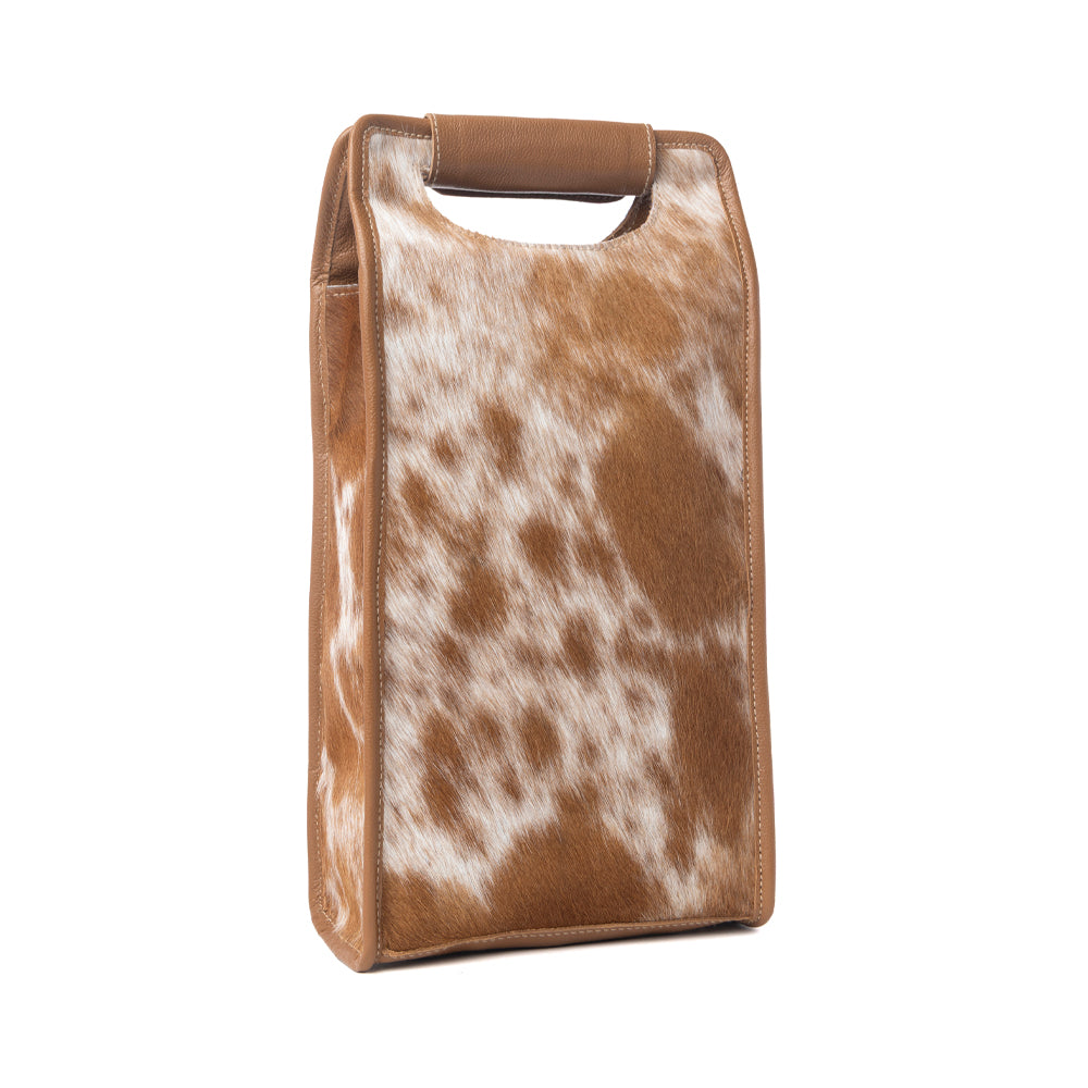 Cypress Field Hairon Leather Wine Bottle Holder Variant Combo