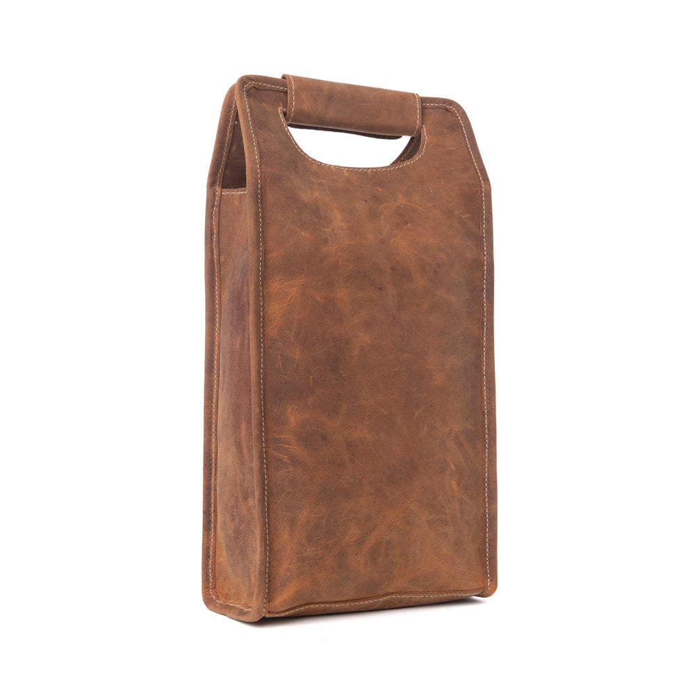 Cypress Field Hairon Leather Wine Bottle Holder Variant Combo