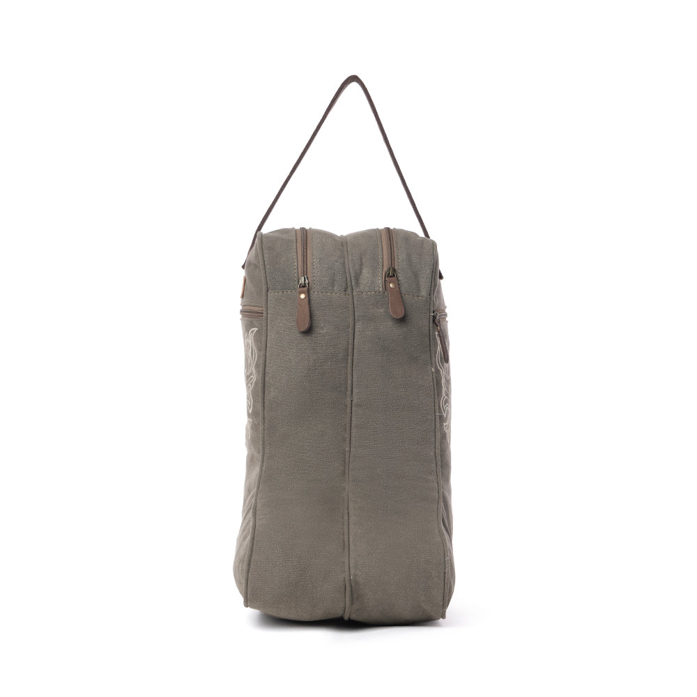 Sunstone Cotton & Leather Boot Bag Variant Combo
