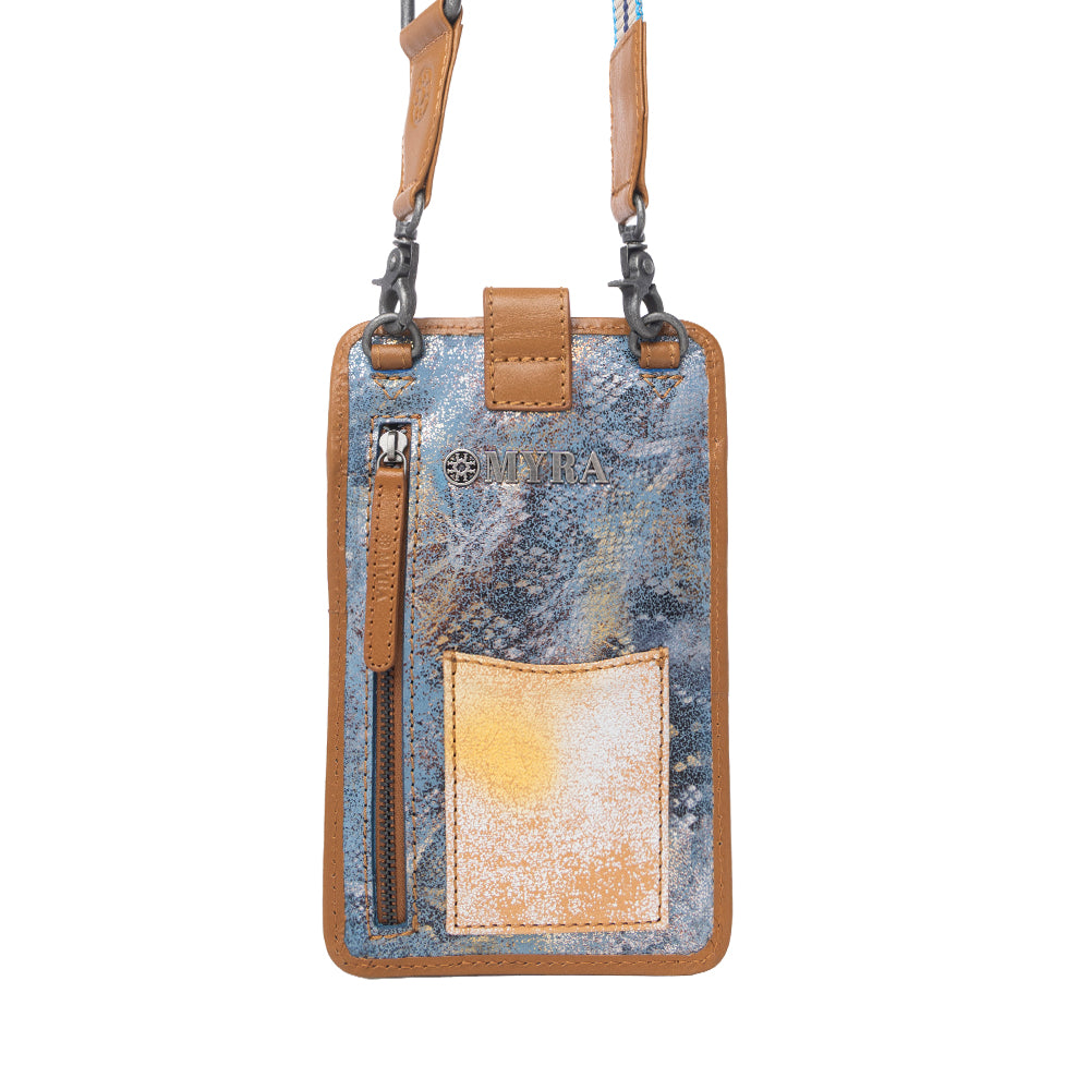 Cedar Snake Print Leather Cell Phone Holder Variant Combo