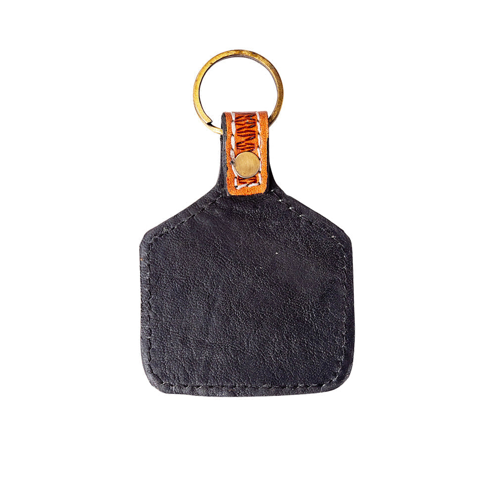 Highland Meadow Hand-tooled Key Fob
